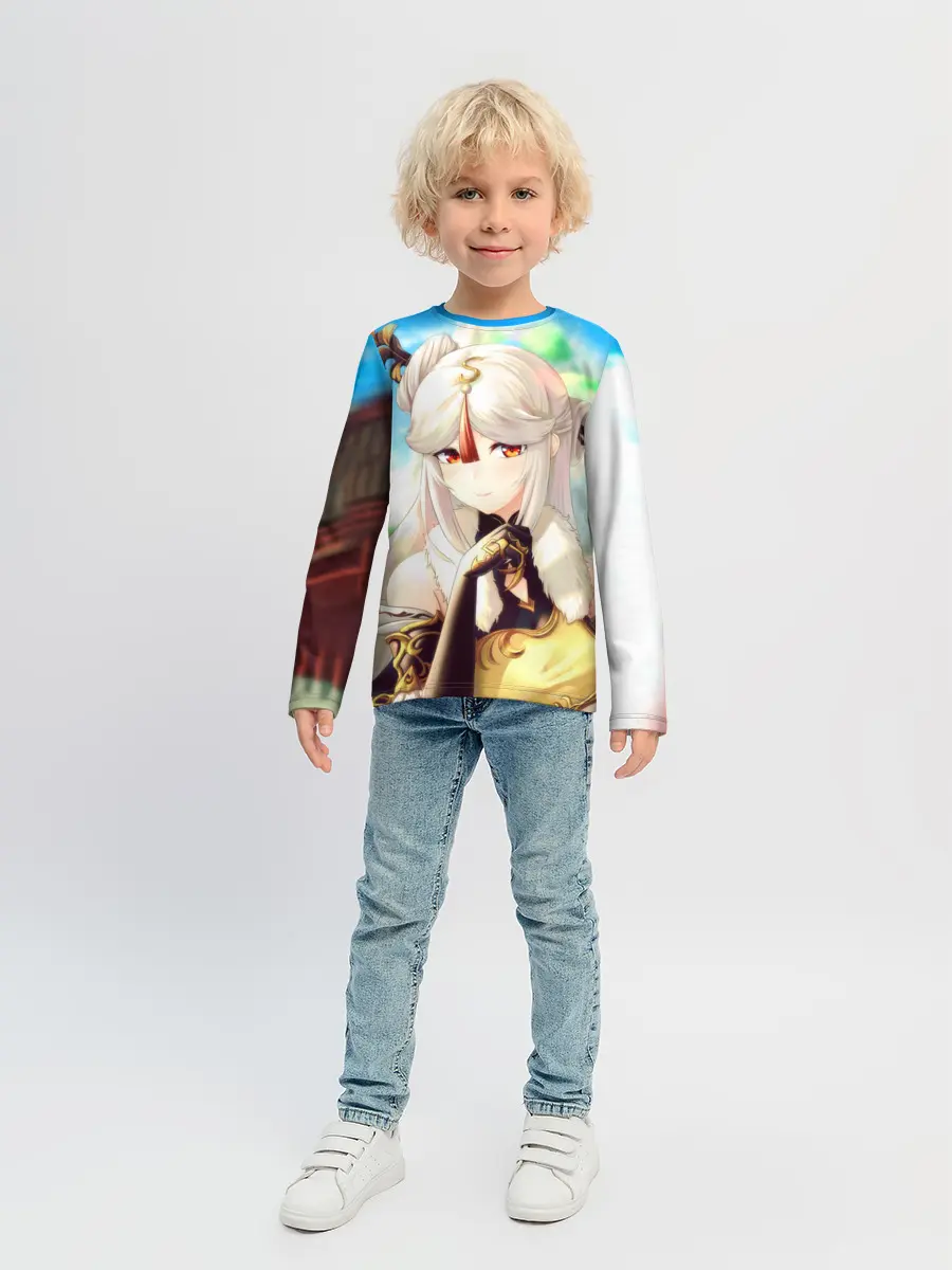 Детский лонгслив / Геншин Импакт Нин Гуан