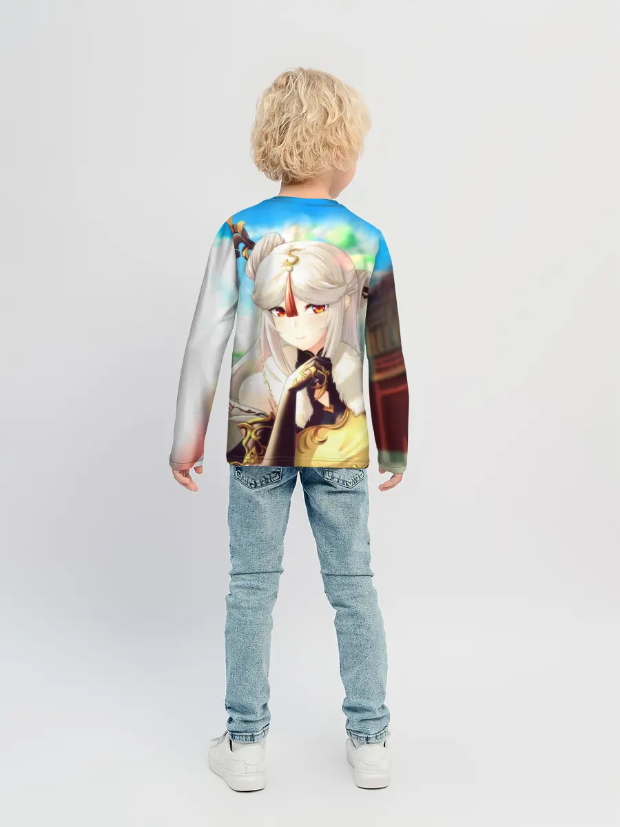 Детский лонгслив / Геншин Импакт Нин Гуан