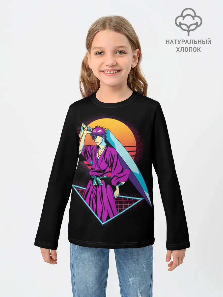 Детский лонгслив / Retro - Ичиго Куросаки