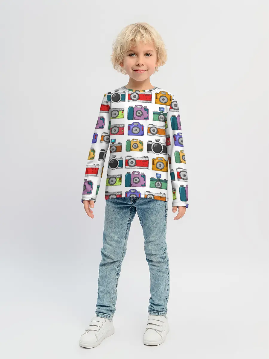 Детский лонгслив / Фотоаппараты