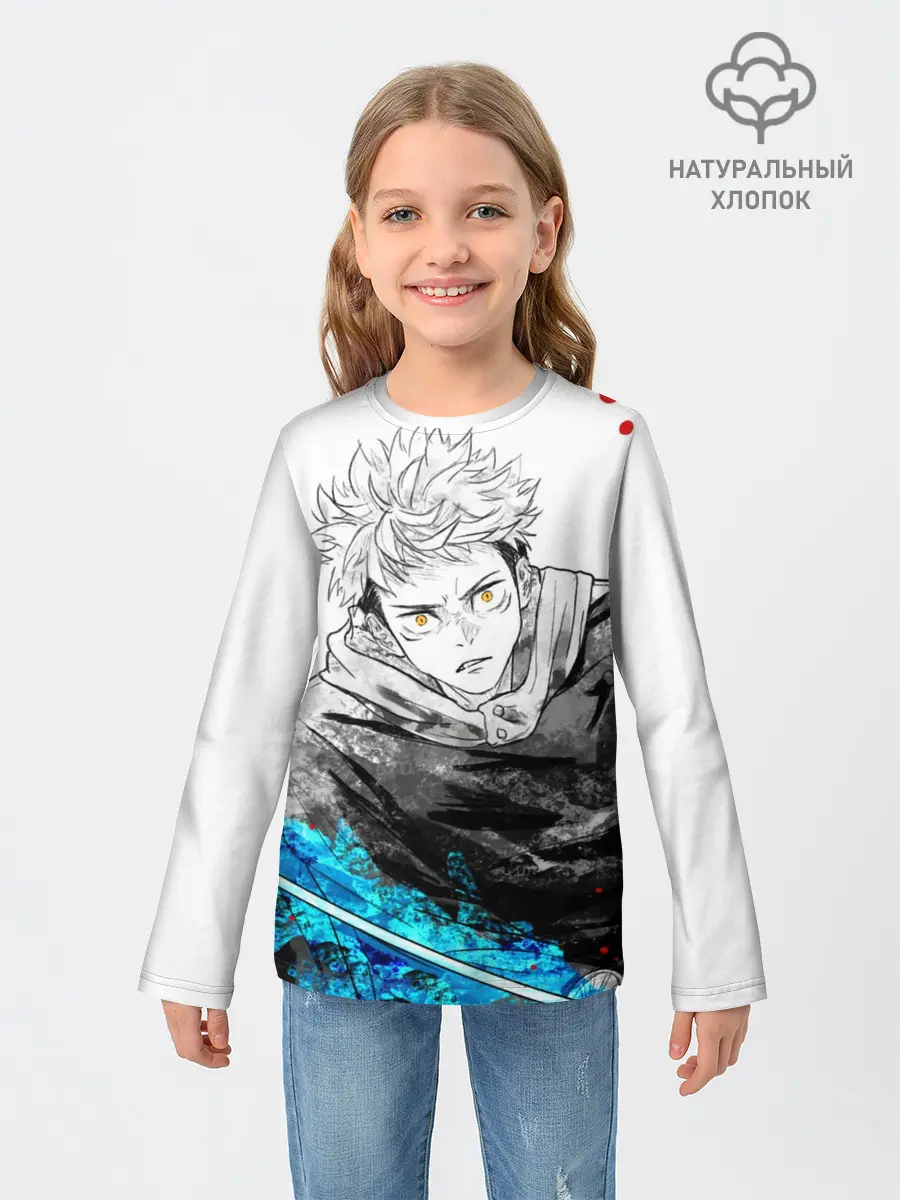 Детский лонгслив / Магическая битва | Jujutsu kai