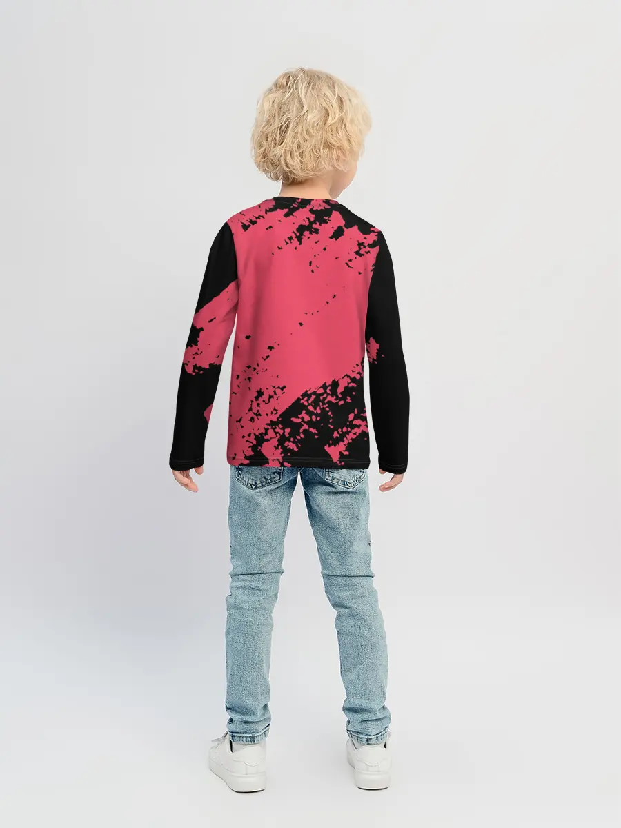 Детский лонгслив / BTS LOGO / БТС ЛОГОТИП