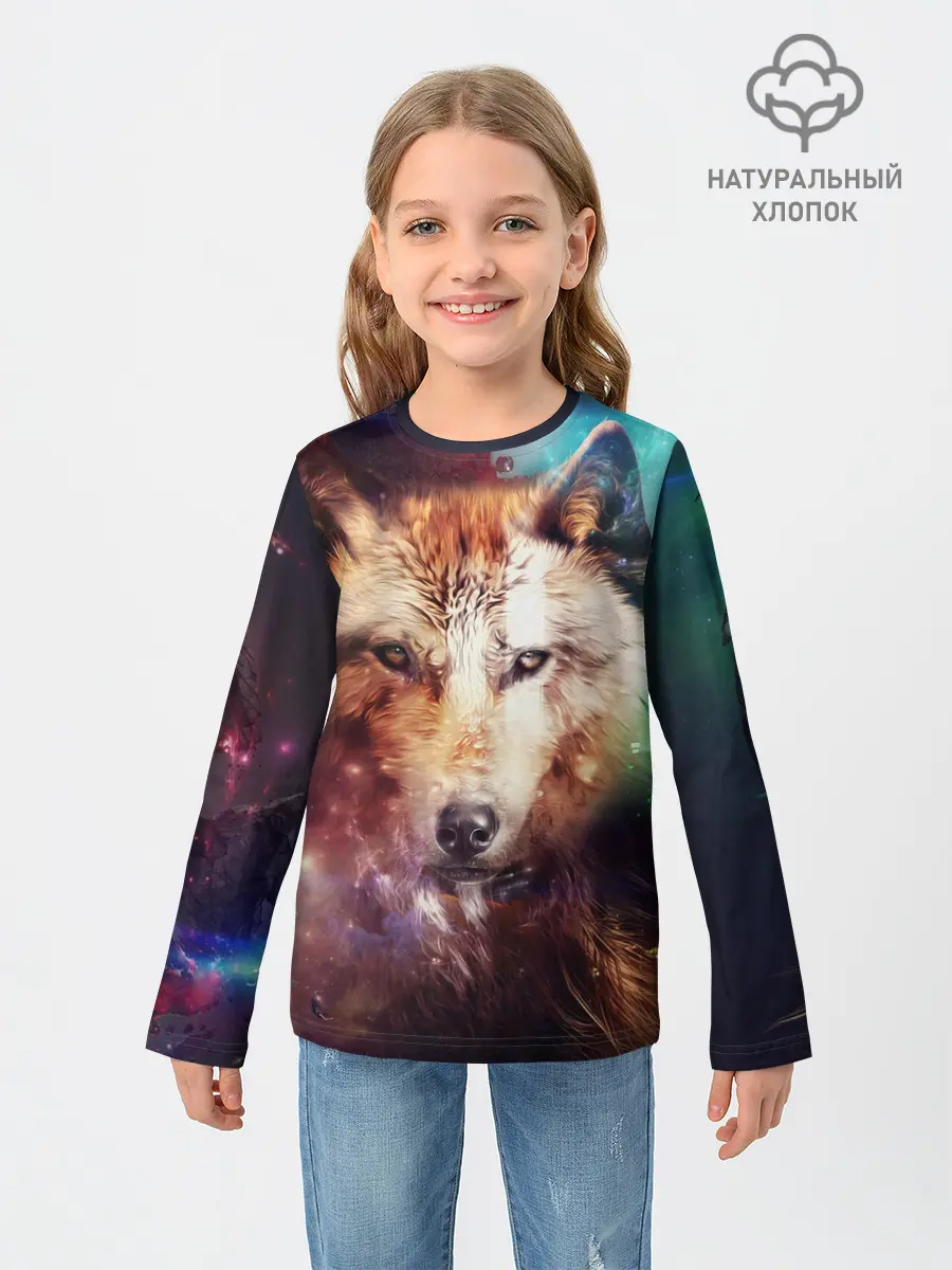 Детский лонгслив / WOLF
