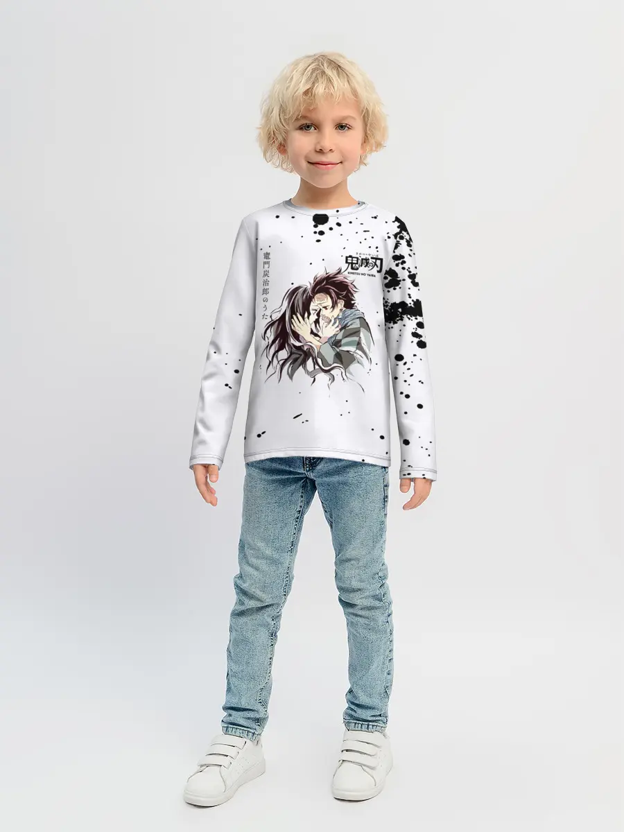 Детский лонгслив / Танджиро и Незуко Камадо