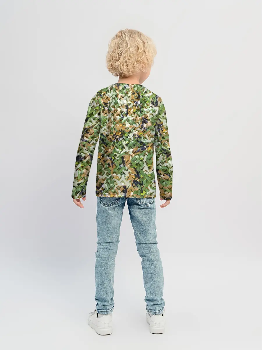 Детский лонгслив / ПЕЙНТБОЛ КАМУФЛЯЖ | PAINTBALL