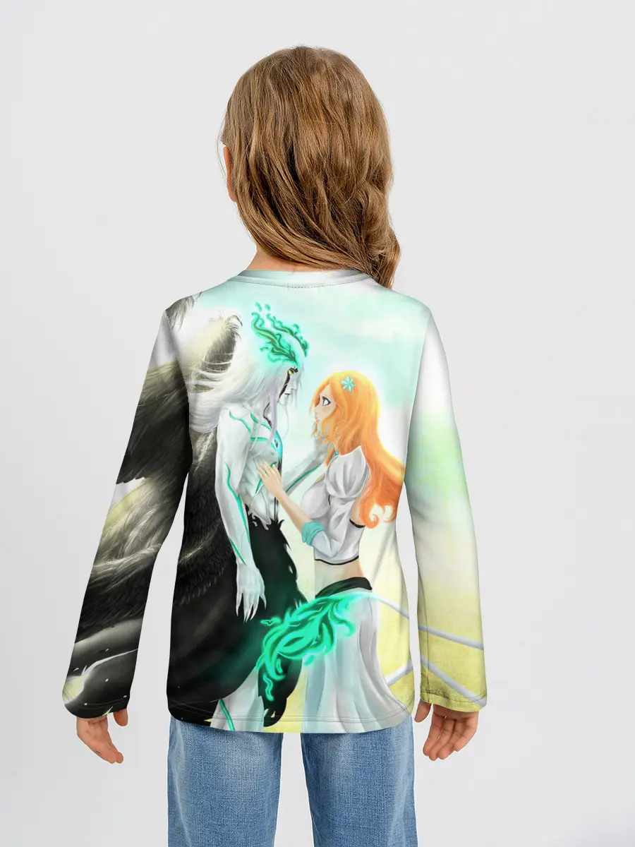 Детский лонгслив / Bleach Grimmjow and Orihime