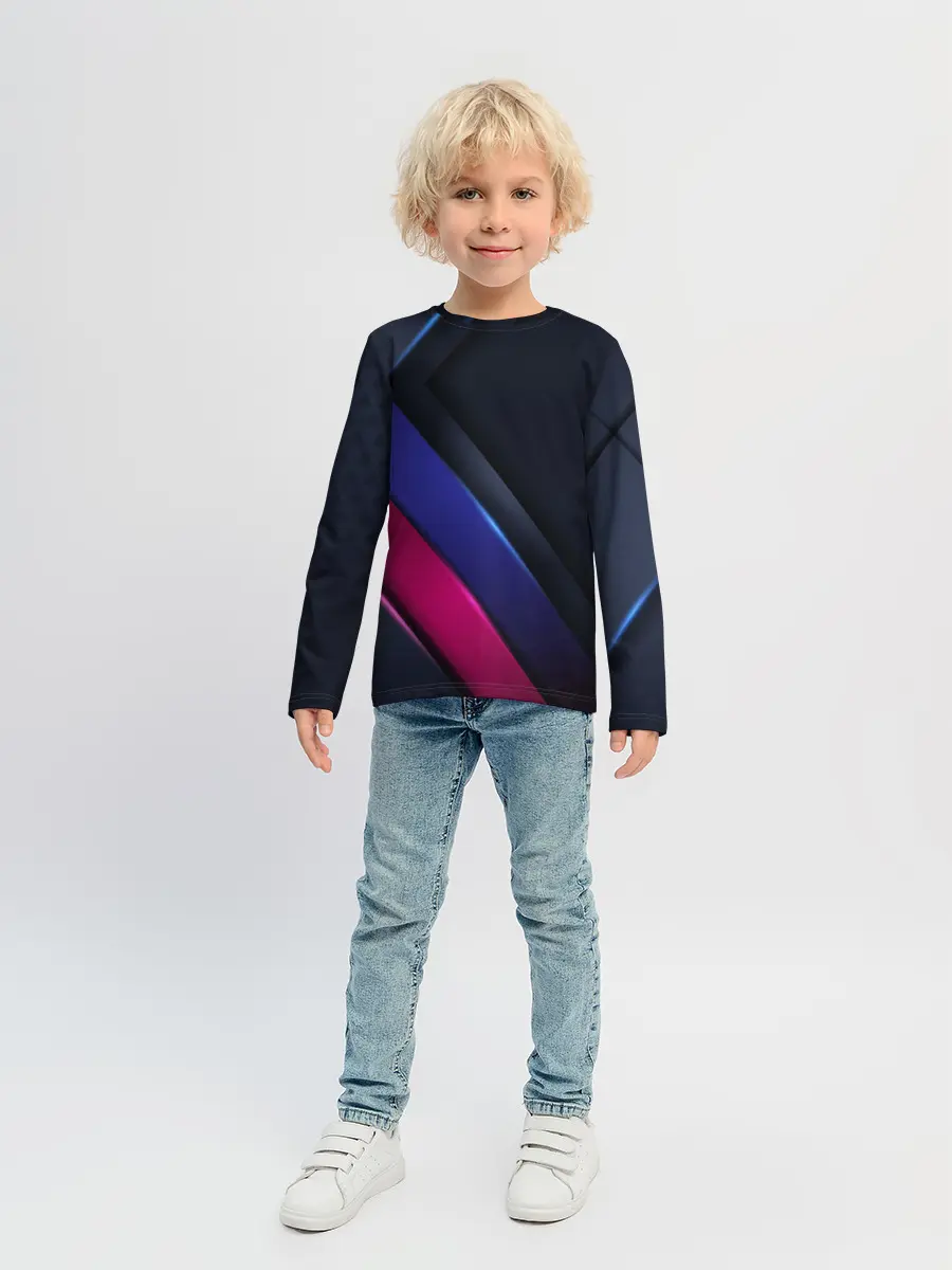 Детский лонгслив / Sport style 3d