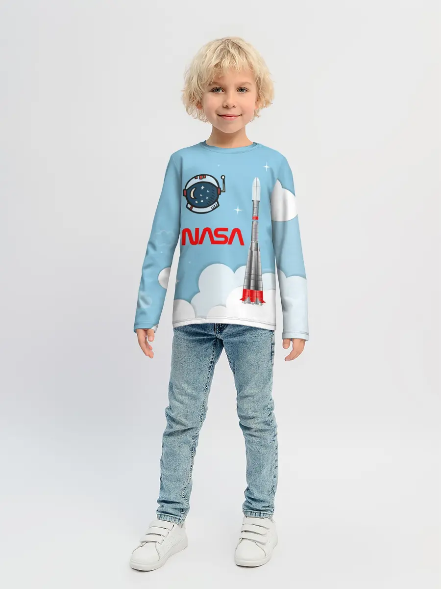 Детский лонгслив / Mission NASA