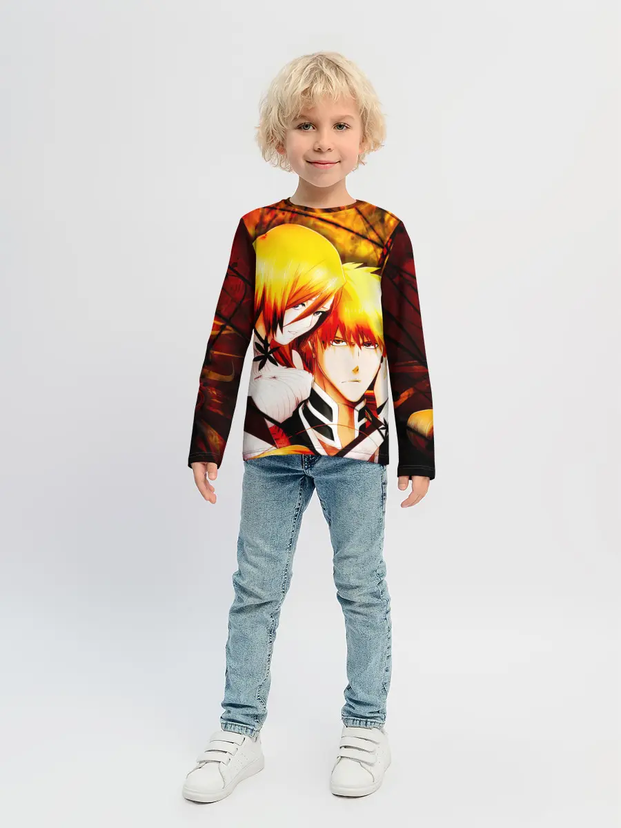Детский лонгслив / Ичиго Куросаки и Орихиме Иноуэ