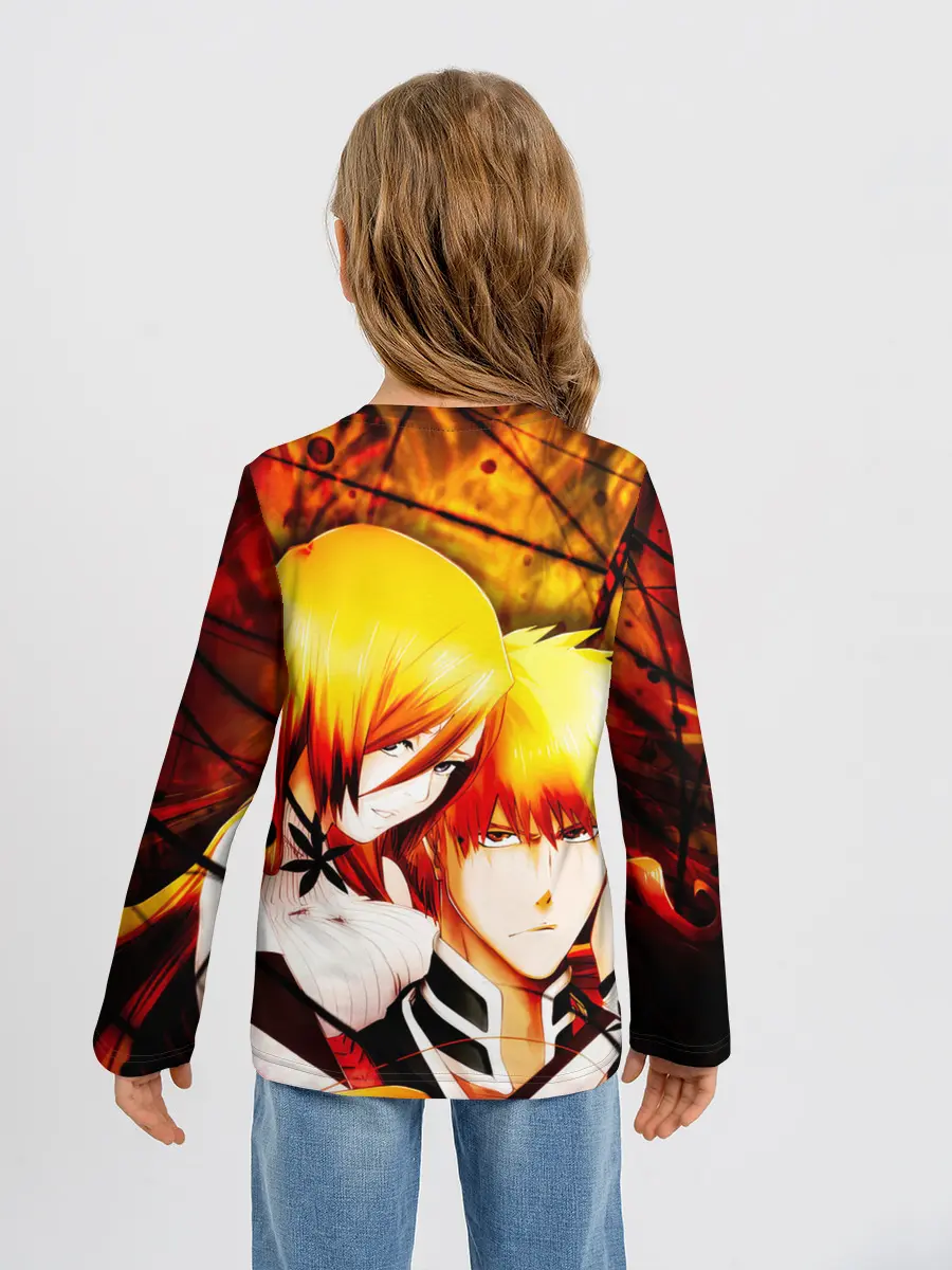 Детский лонгслив / Ичиго Куросаки и Орихиме Иноуэ