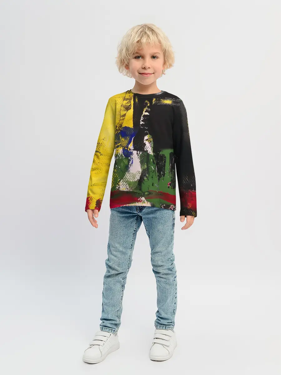 Детский лонгслив / Мазок художника!