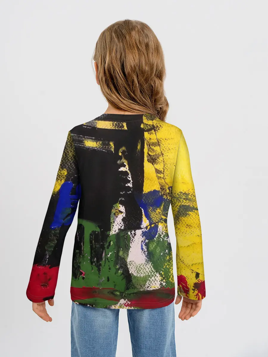 Детский лонгслив / Мазок художника!