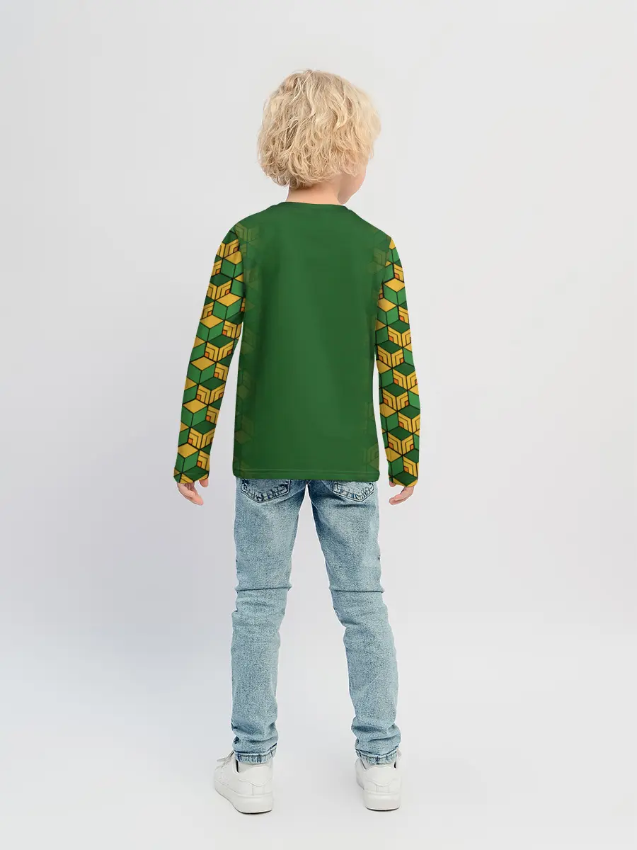 Детский лонгслив / Гию Томиока Kimetsu no Yaiba