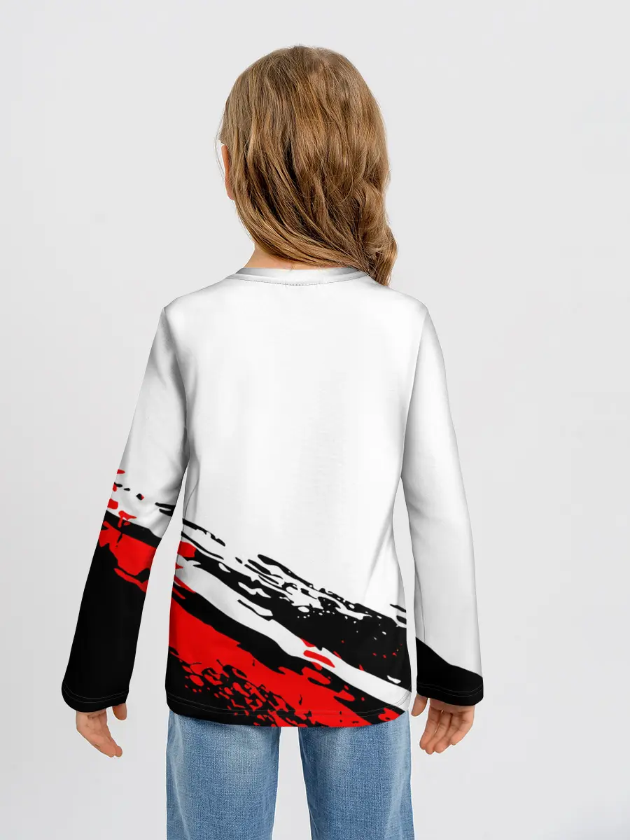 Детский лонгслив / Agatsuma Zenitsu Kimetsu no Yaiba