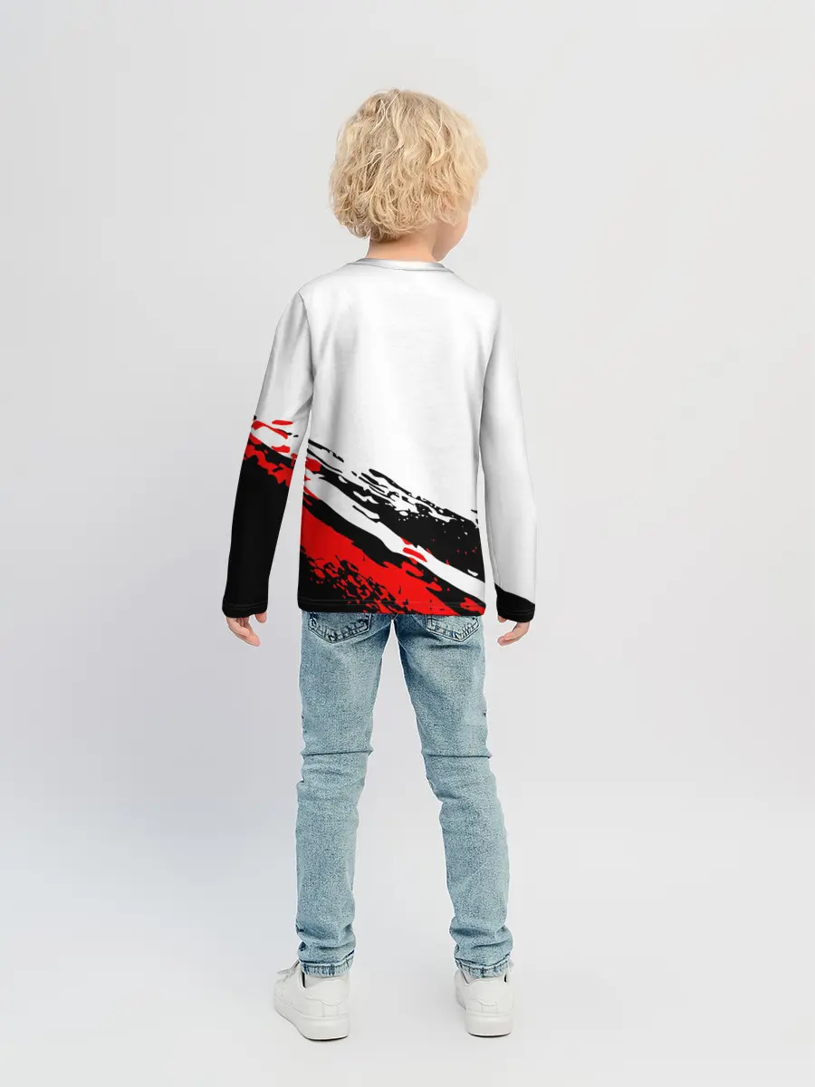 Детский лонгслив / Agatsuma Zenitsu Kimetsu no Yaiba