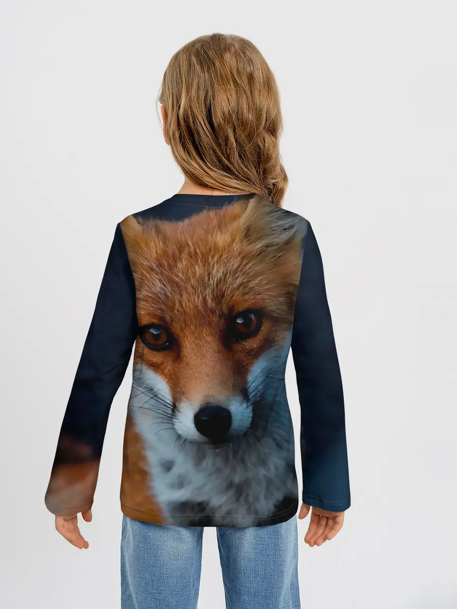 Детский лонгслив / Мудрая лиса