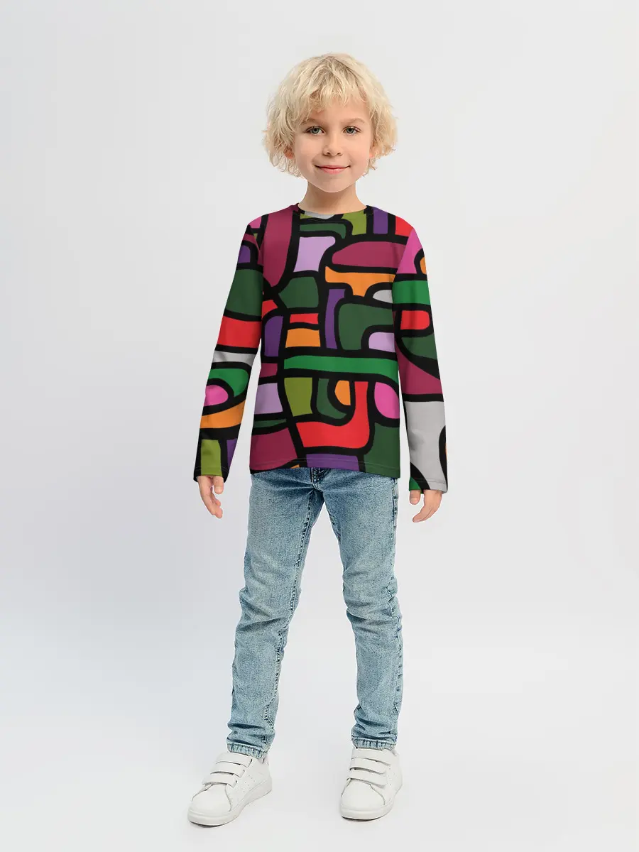 Детский лонгслив / Ретро