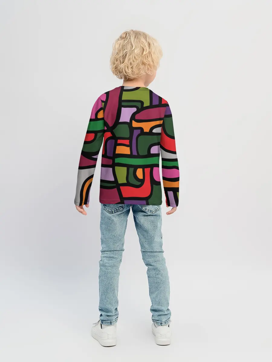 Детский лонгслив / Ретро