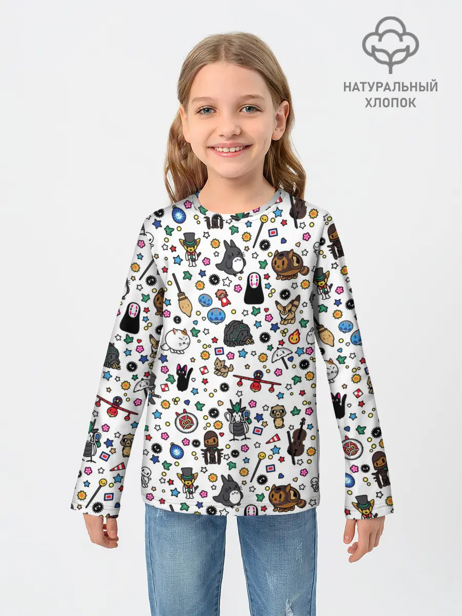 Детский лонгслив / Anime Characters