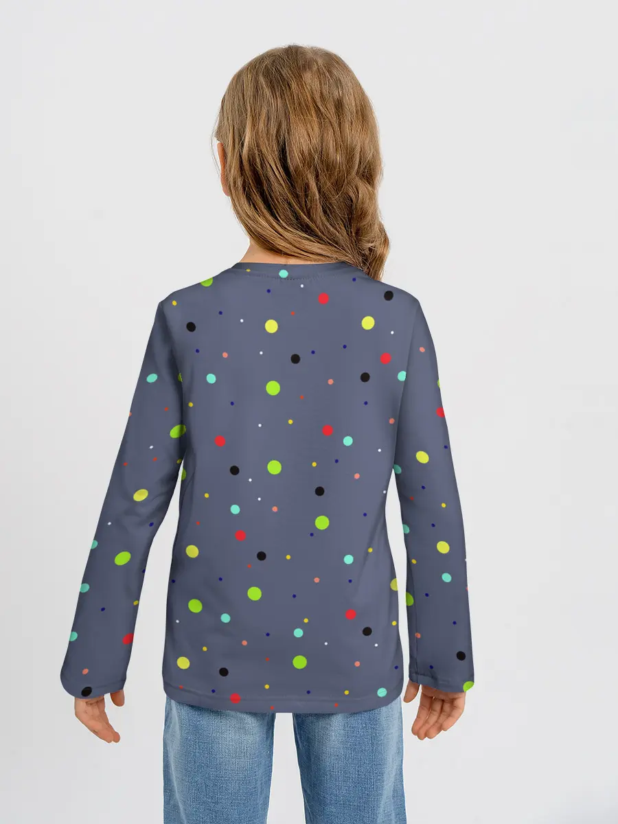 Детский лонгслив / Цветные шарики | Colored balls