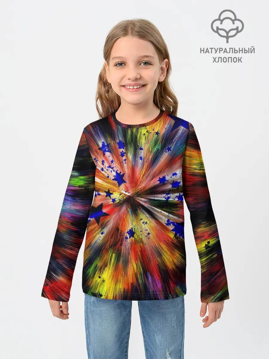 Детский лонгслив / Звездный путь
