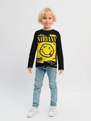 Детский лонгслив / Nirvana 1987