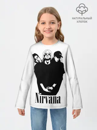 Детский лонгслив / Nirvana Группа