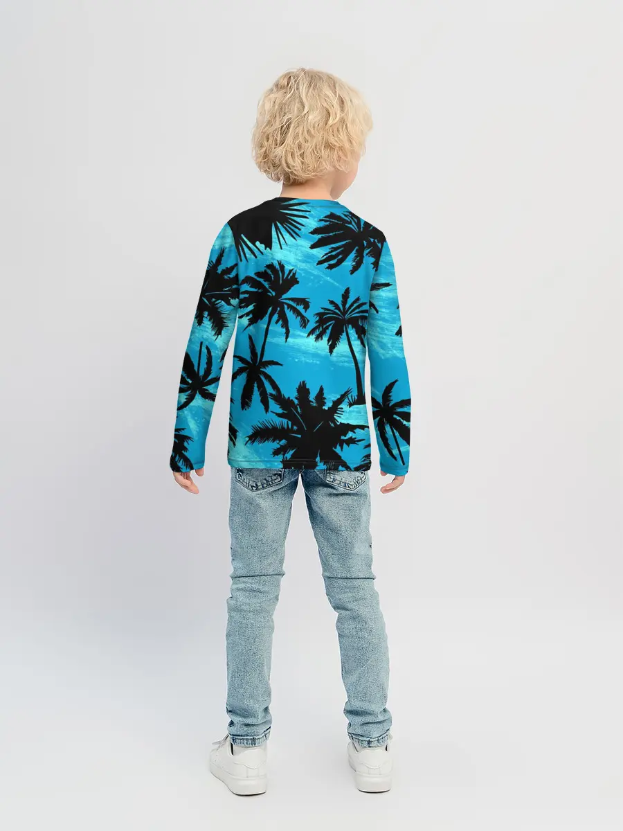 Детский лонгслив / Пальмы в Горизонте