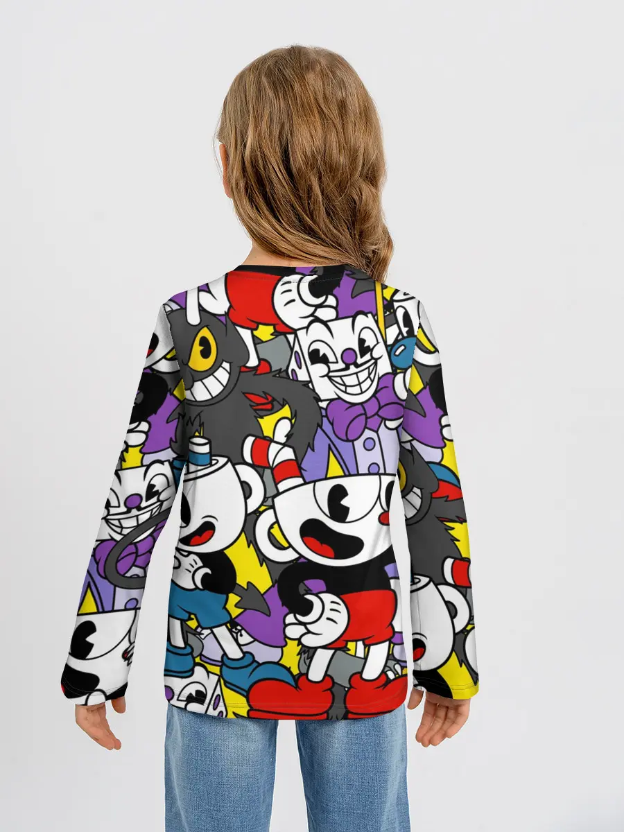 Детский лонгслив / Cuphead