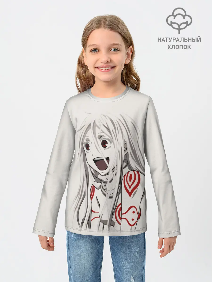Детский лонгслив / Страна чудес ....