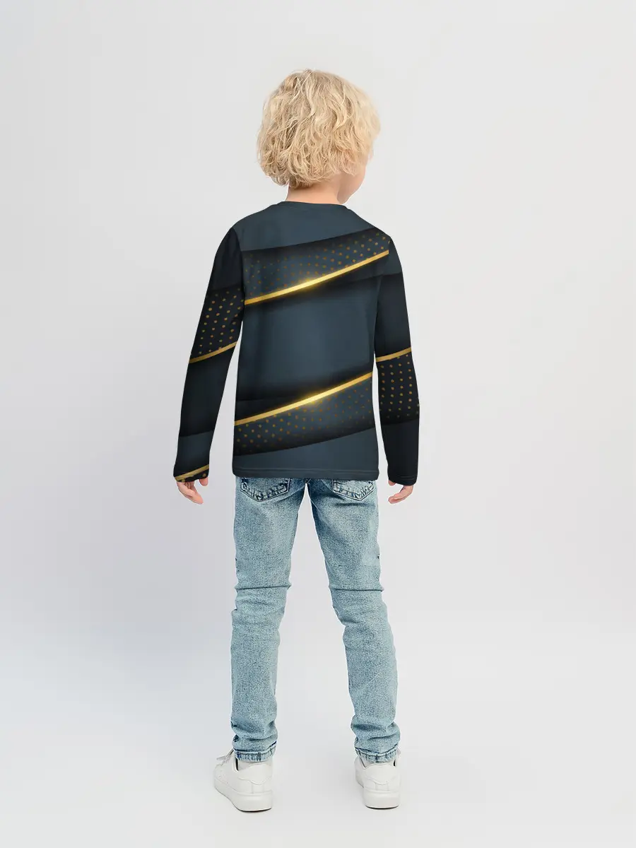 Детский лонгслив / 3D luxury gold