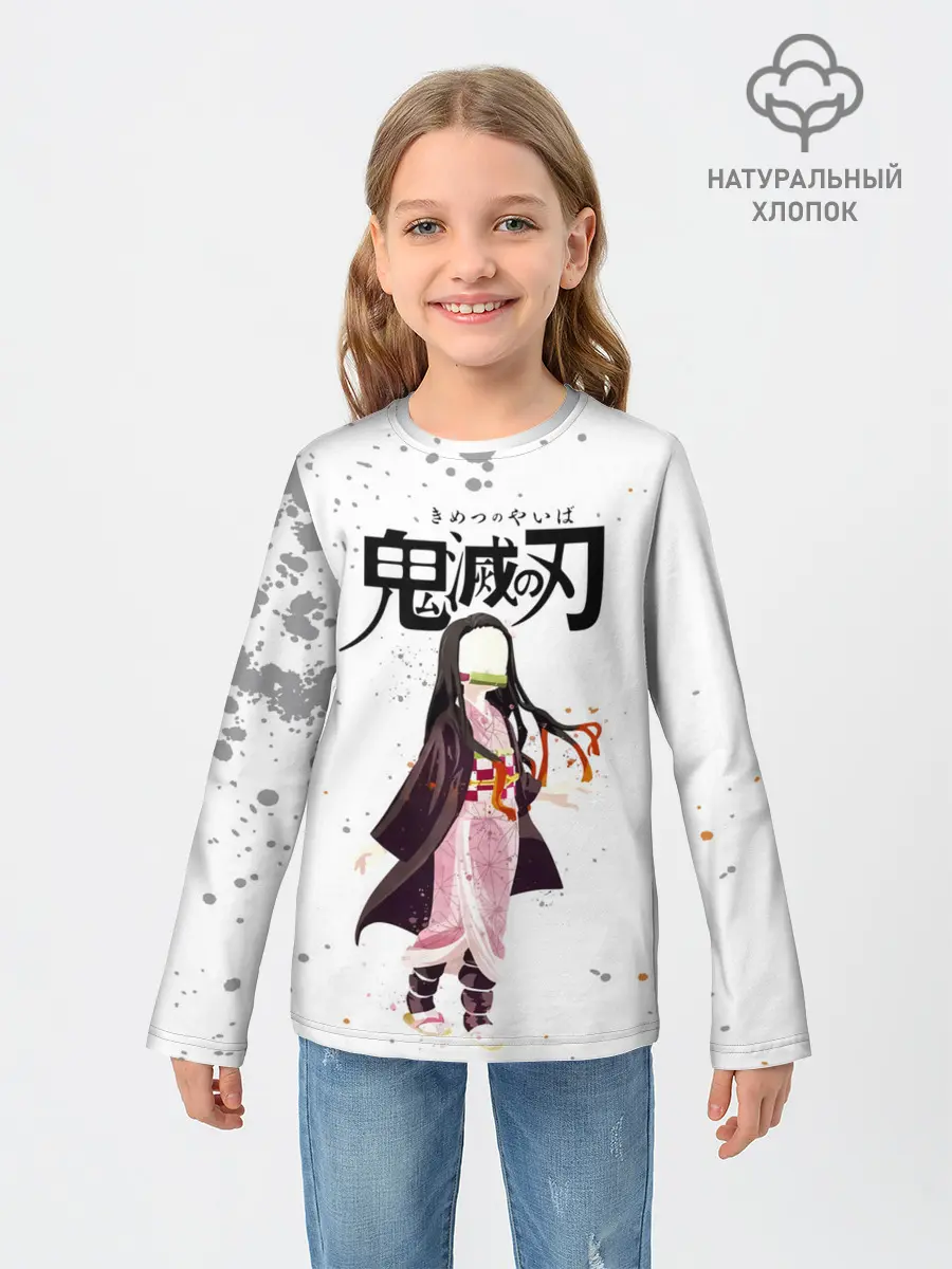 Детский лонгслив / Nezuko Kamado Kimetsu no Yaiba