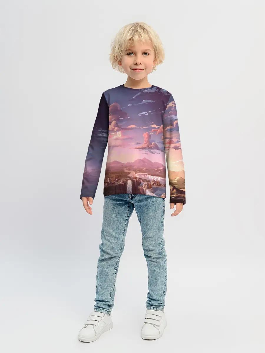 Детский лонгслив / Долина