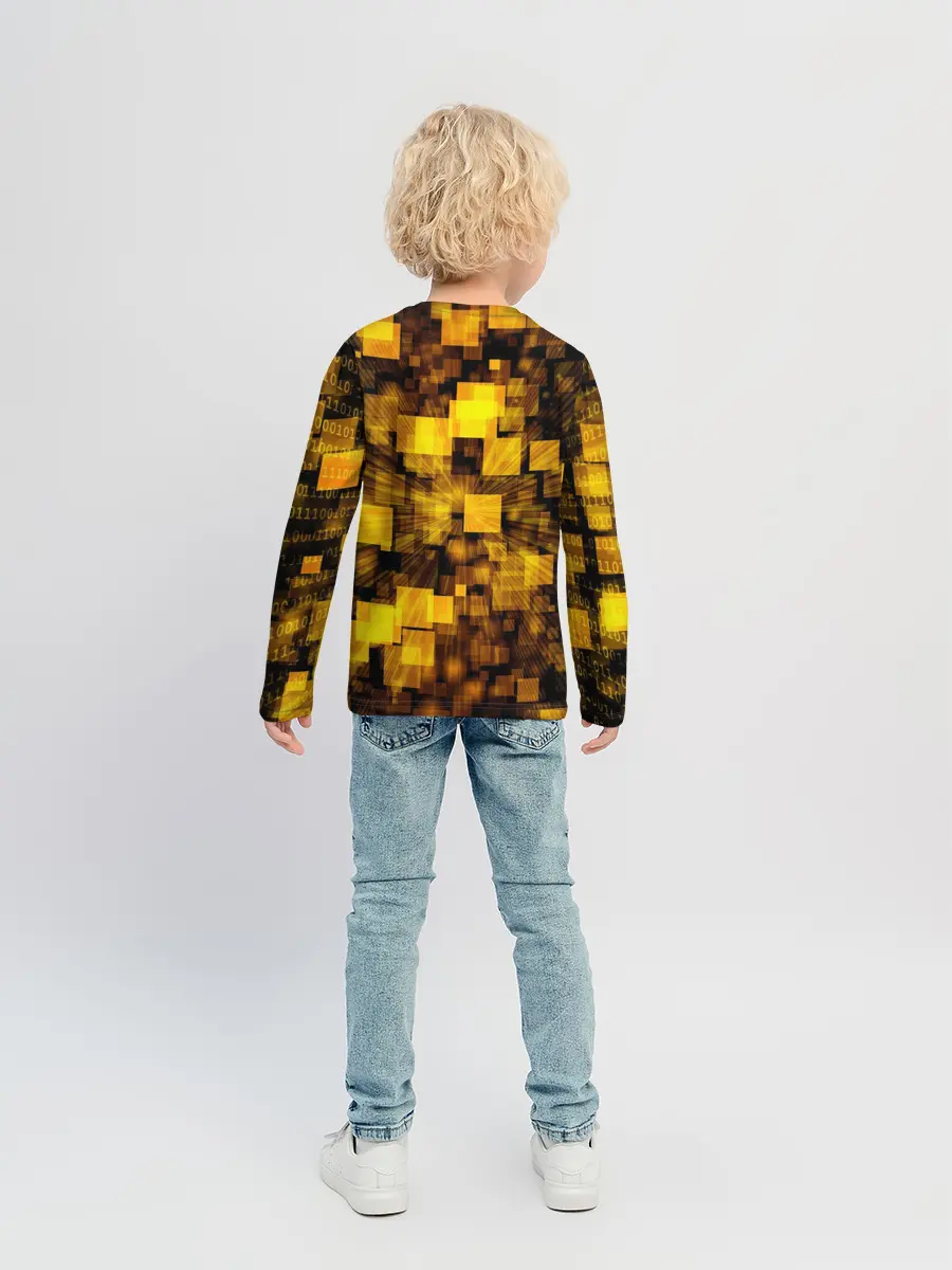 Детский лонгслив / Неоновый взрыв