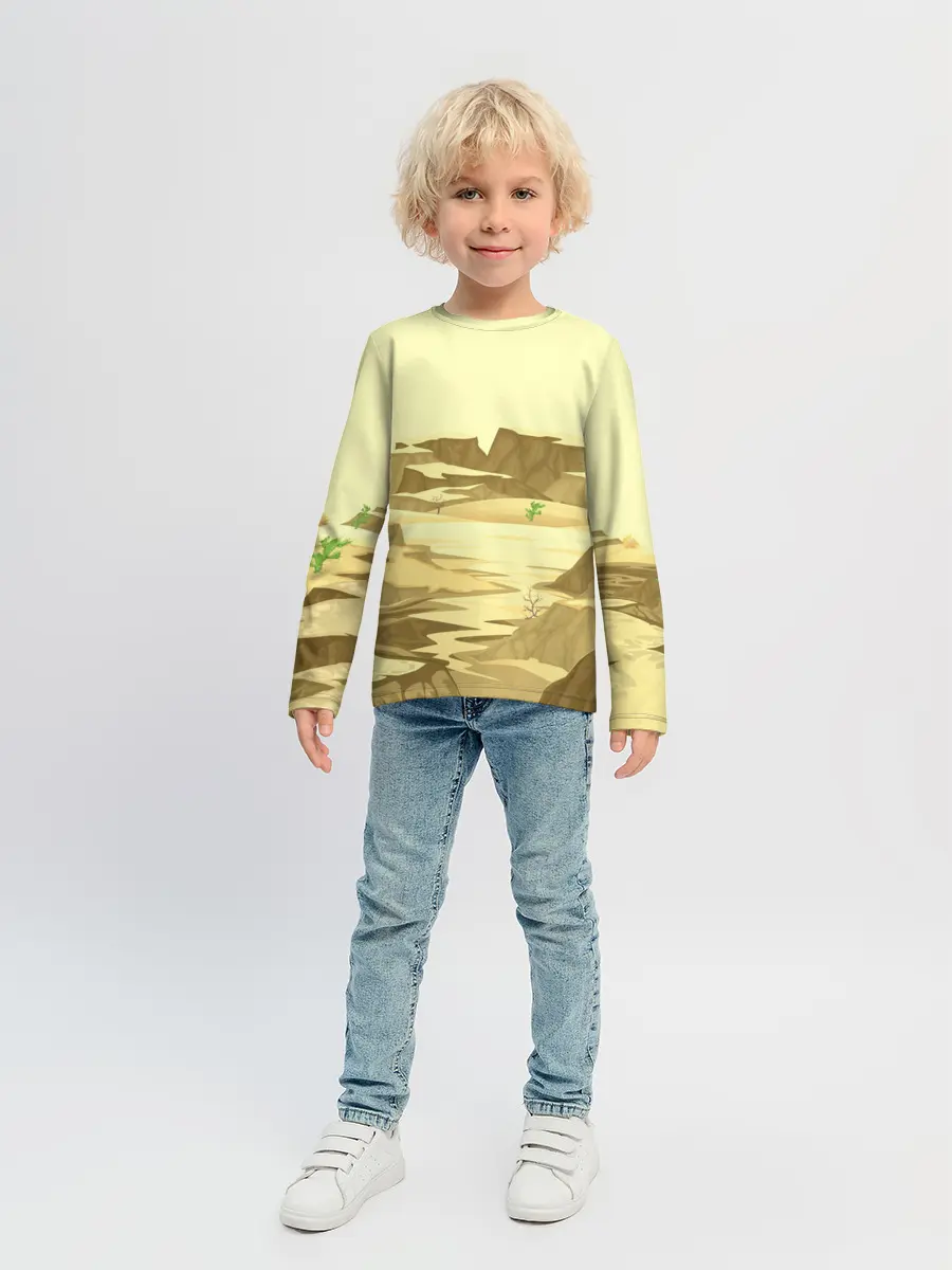 Детский лонгслив / Пустыня
