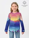 Детский лонгслив / Красочные Горы