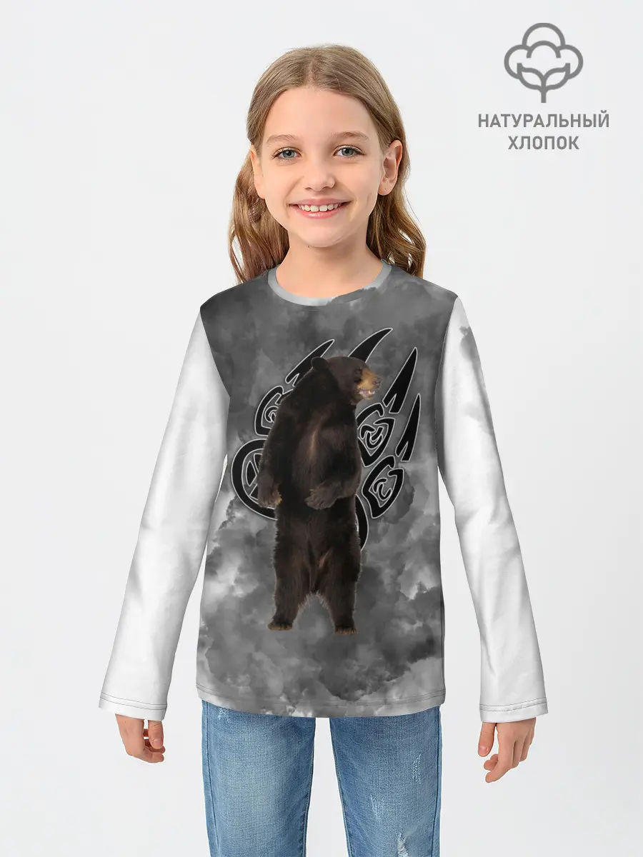 Детский лонгслив / НЕ БУДИ ЛИХО / ВЕЛЕС