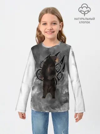 Детский лонгслив / НЕ БУДИ ЛИХО / ВЕЛЕС