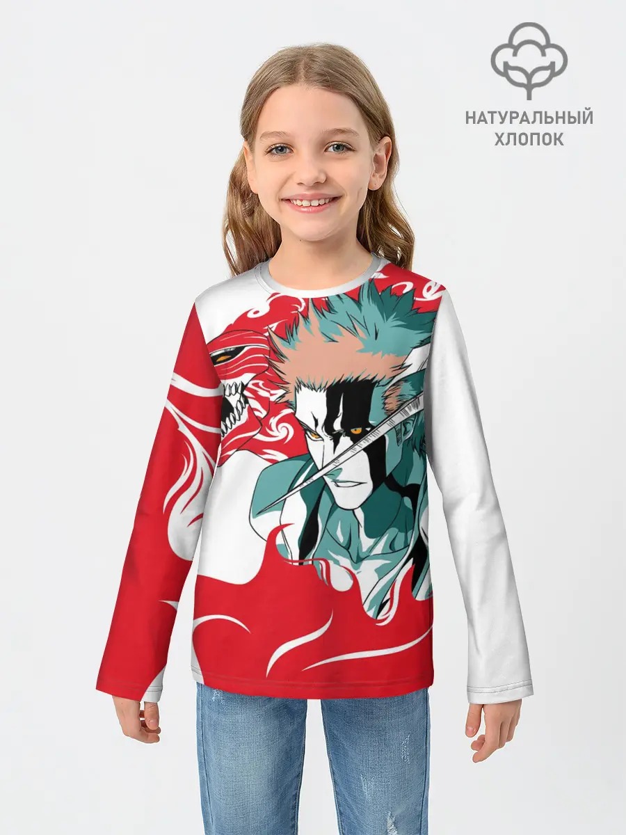 Детский лонгслив / ИЧИГО ДЕМОН | BLEACH | БЛИЧ