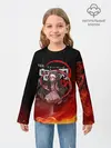 Детский лонгслив / Незуко Камадо в огне