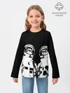 Детский лонгслив / Коты Космонавты
