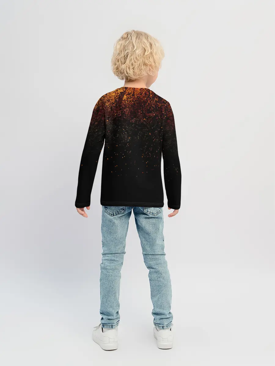 Детский лонгслив / Кёджуро Ренгоку Kimetsu no Yaiba