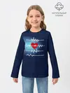 Детский лонгслив / Ритм Сердца
