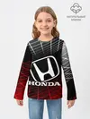Детский лонгслив / HONDA / ХОНДА / СЕТКА