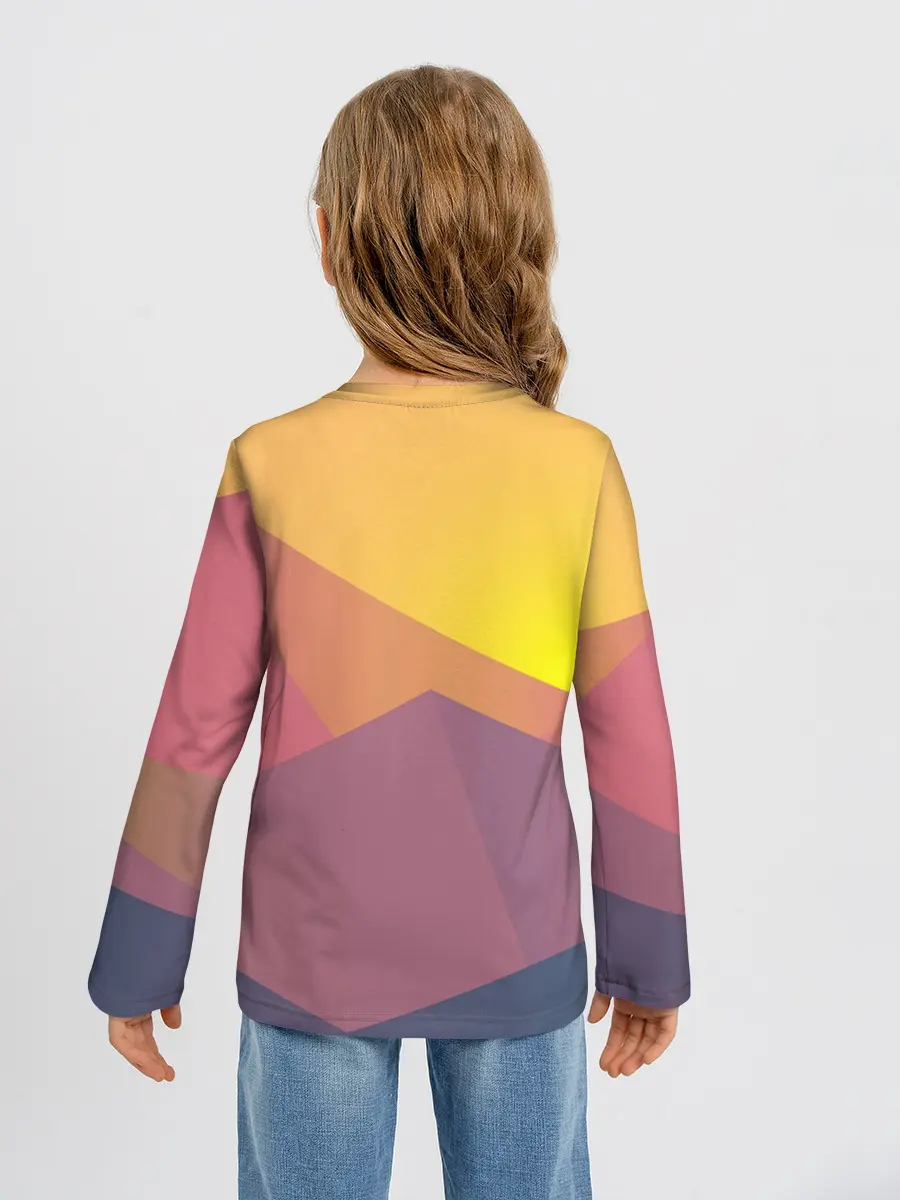 Детский лонгслив / Векторный Египет