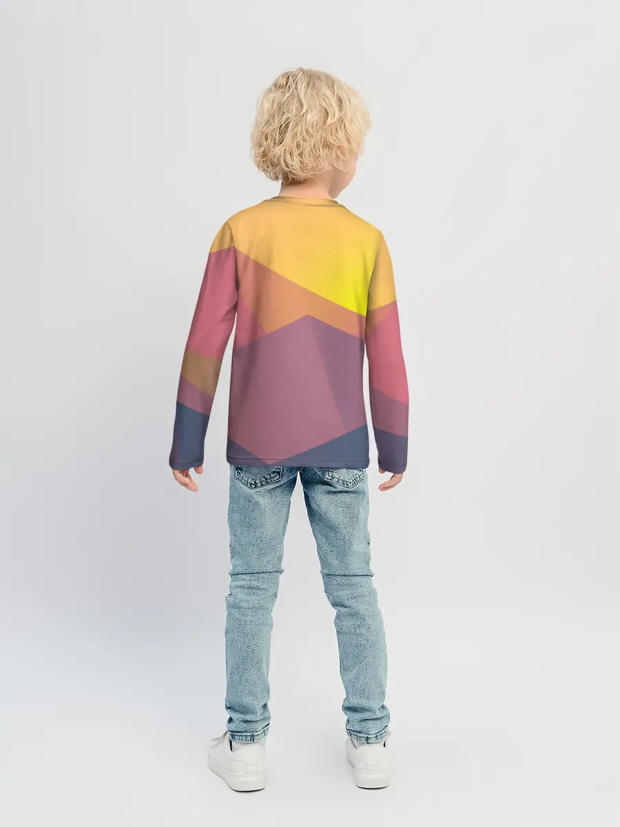 Детский лонгслив / Векторный Египет