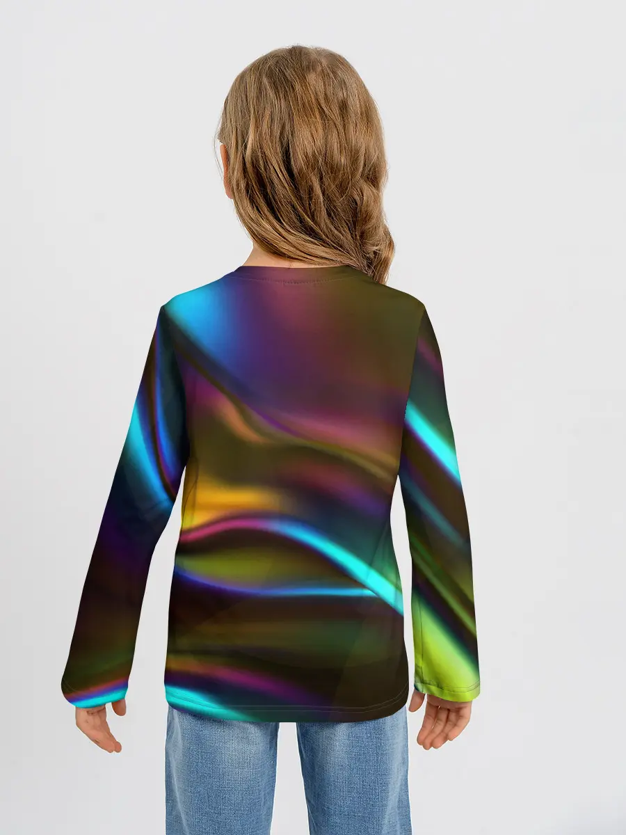 Детский лонгслив / Градиент