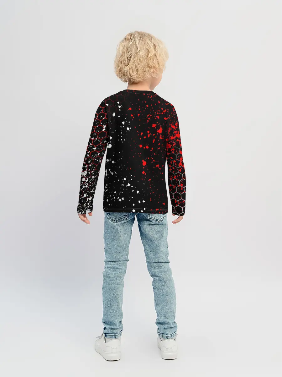 Детский лонгслив / NISSAN GT-R / НИССАН GTR