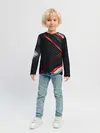 Детский лонгслив / luxury Black 3D СОТЫ