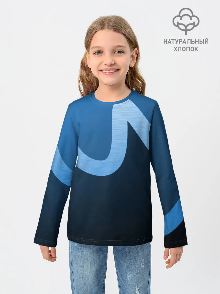 Детский лонгслив / WAVE